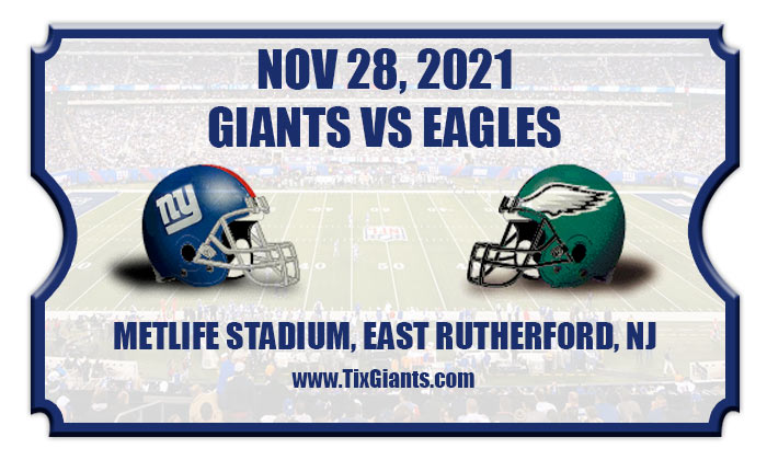 giants vs eagles tickets