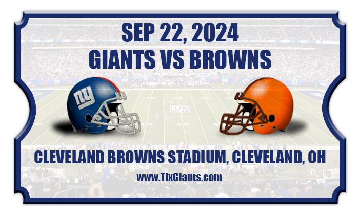2024 Giants Vs Browns