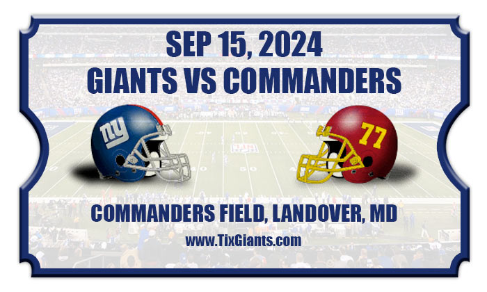 2024 Giants Vs Commanders