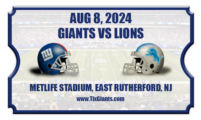 2024 Giants Vs Lions