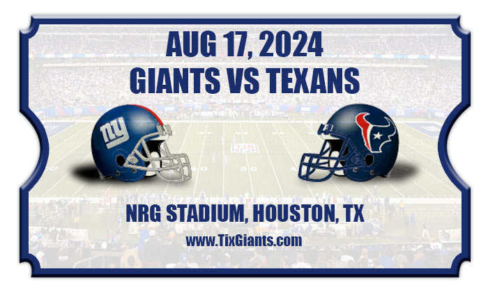2024 Giants Vs Texans