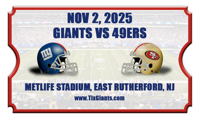2025 Giants Vs 49ers