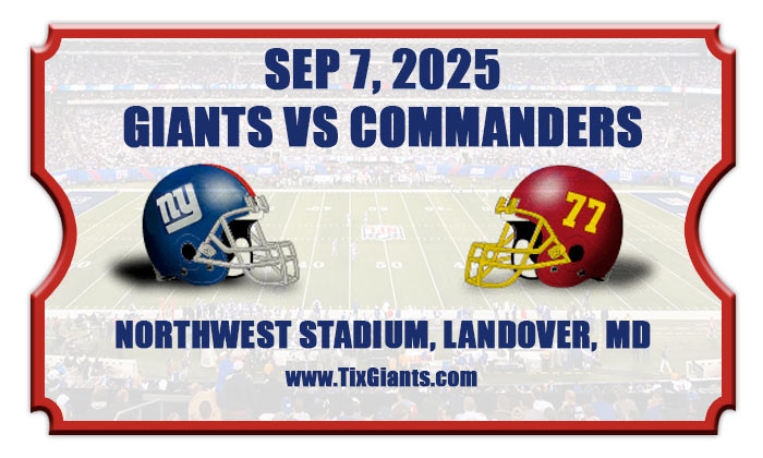 2025 Giants Vs Commanders