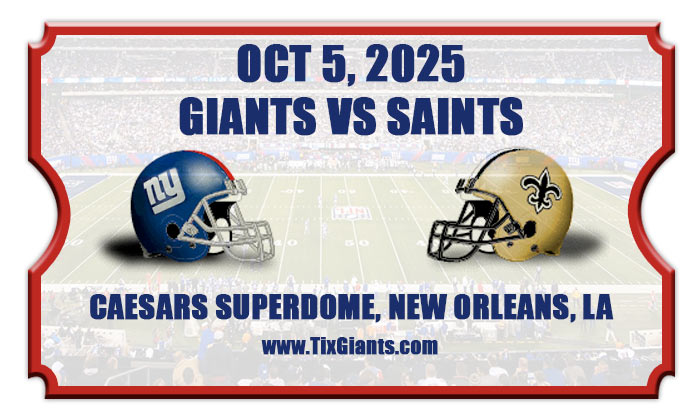 2025 Giants Vs Saints