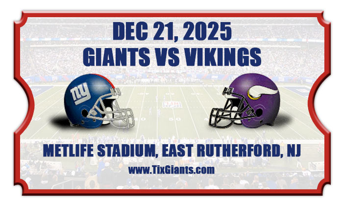 2025 Giants Vs Vikings